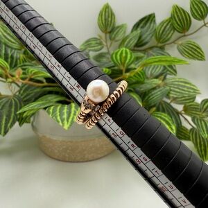 Borsari Silver Rose Gold Ring